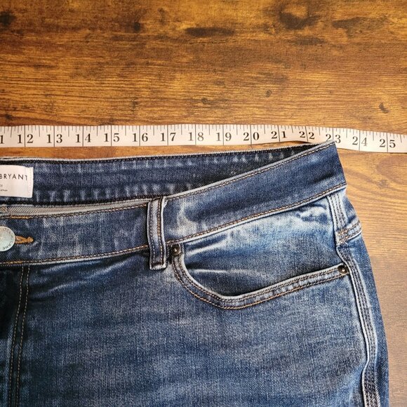 Lane Bryant Jeans Size 26 Mid Rise Skinny Medium Dark Wash Stretch Denim - Picture 6 of 10